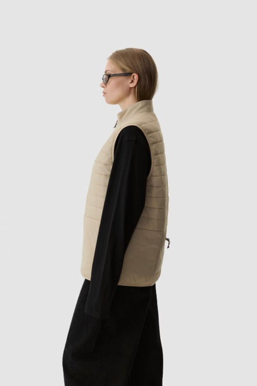Traverse Puffer Vest Sand Dune