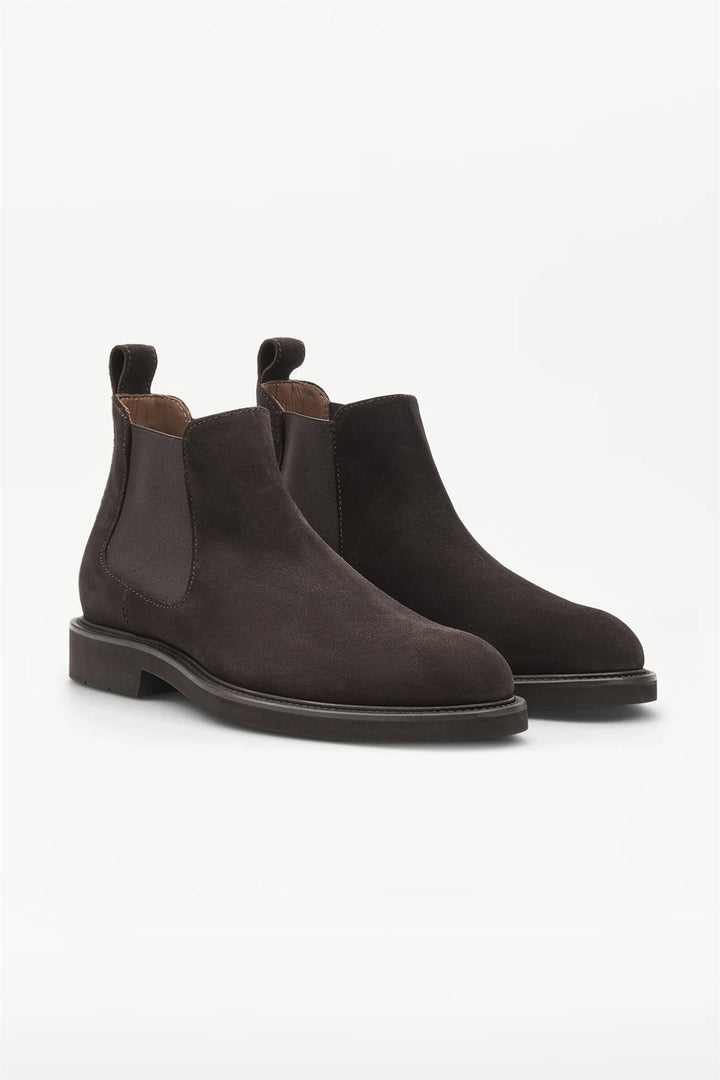 Baltimore Mocha Calf Suede Ankle Boots
