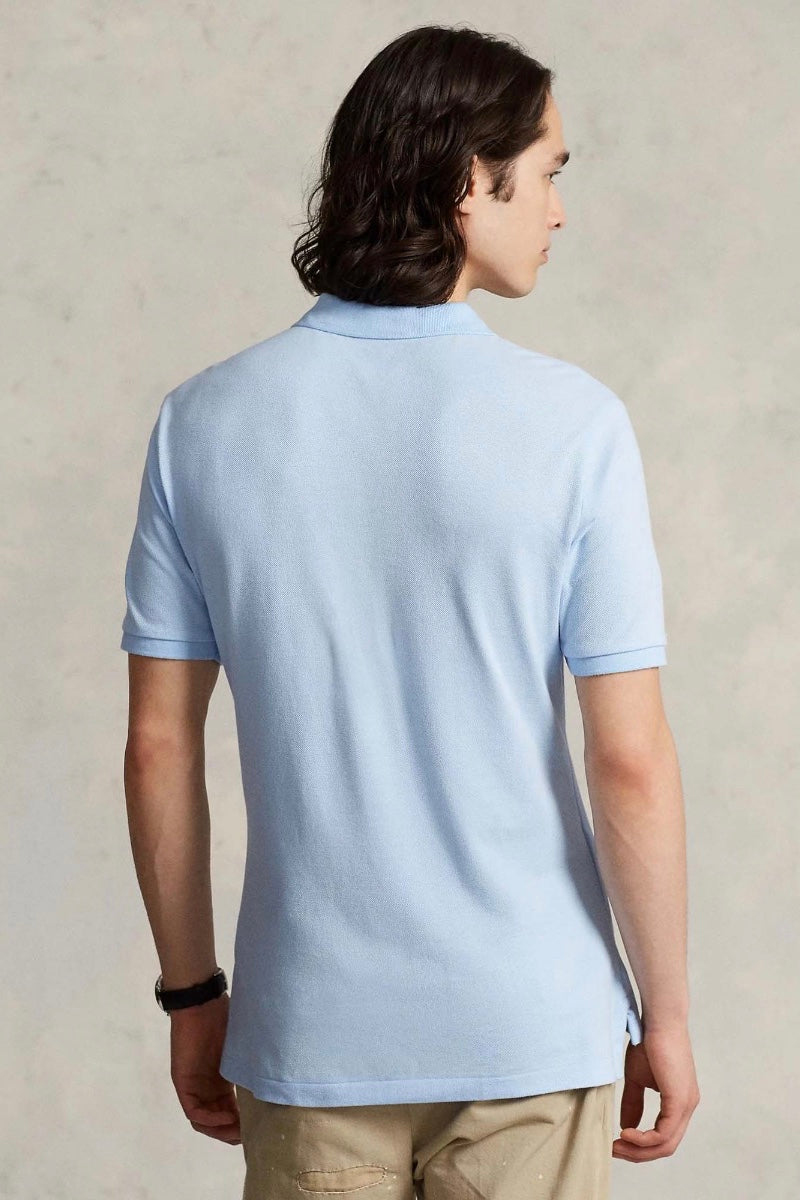 POLO RALPH LAUREN Basic Mesh Short Sleeve Polo Shirt Vessel Blue - Dale