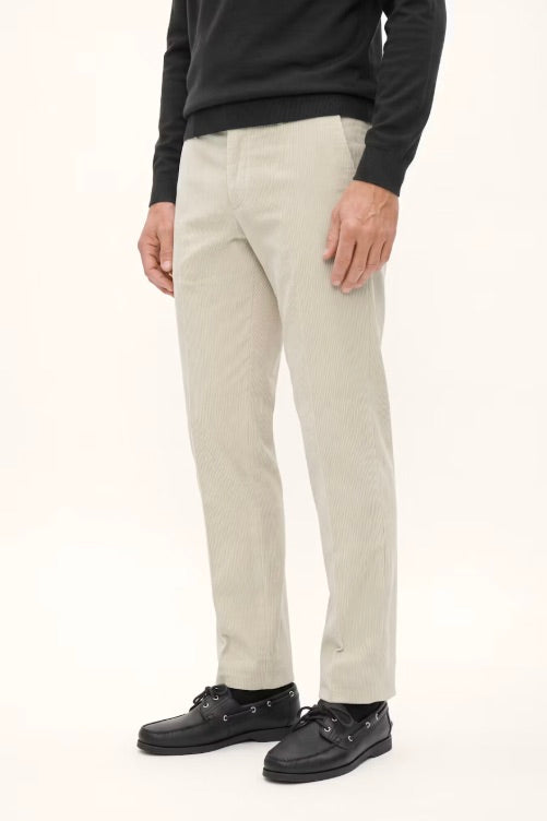 Dandy Cord Trousers Creme White