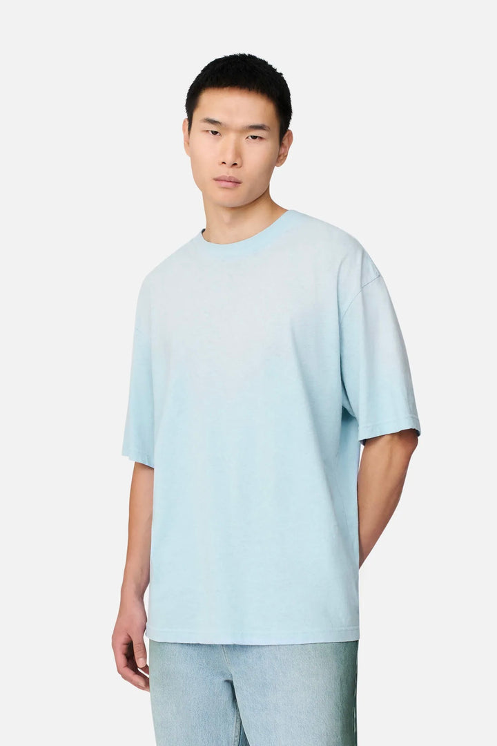 Bubble Reverse T-shirt Powder Blue