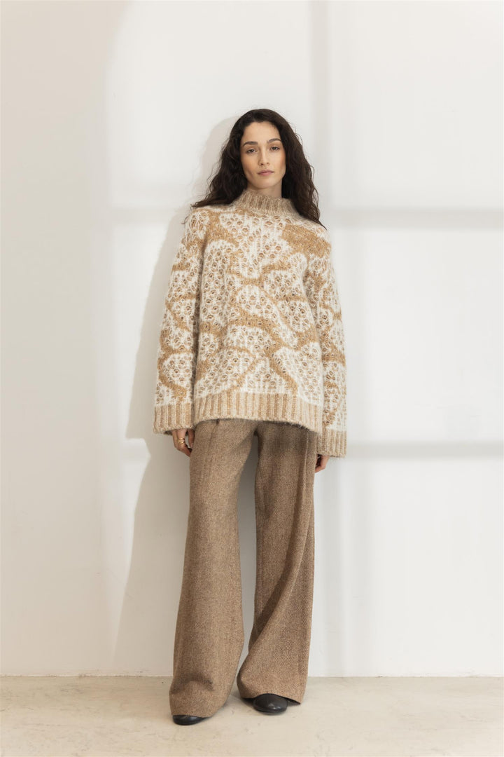 Bonnie Knit Camel
