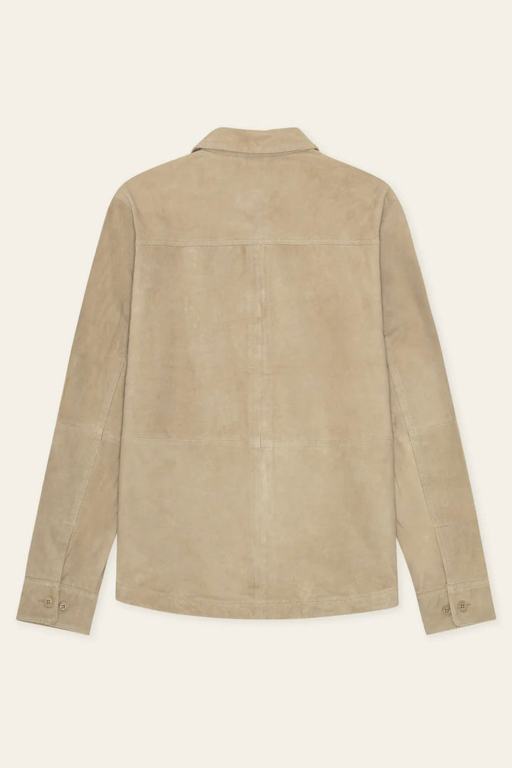 LES DEUX Bertram Suede Overshirt - Dale