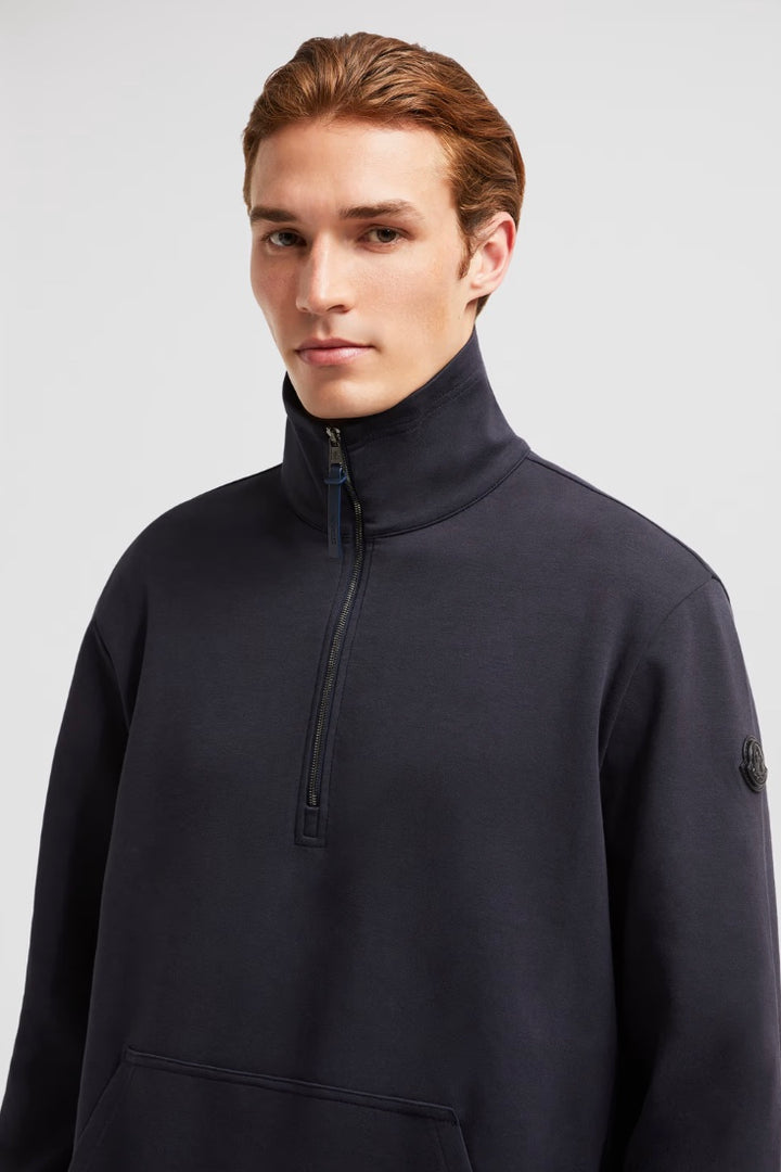 Cotton Half-Zip Sweatshirt