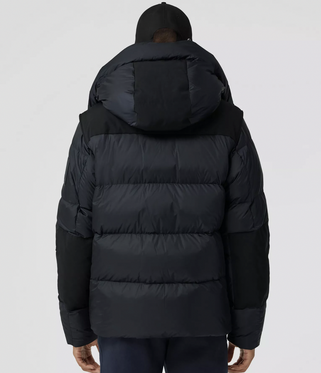 BURBERRY - Leeds Hooded Puffer - Navy - Dale