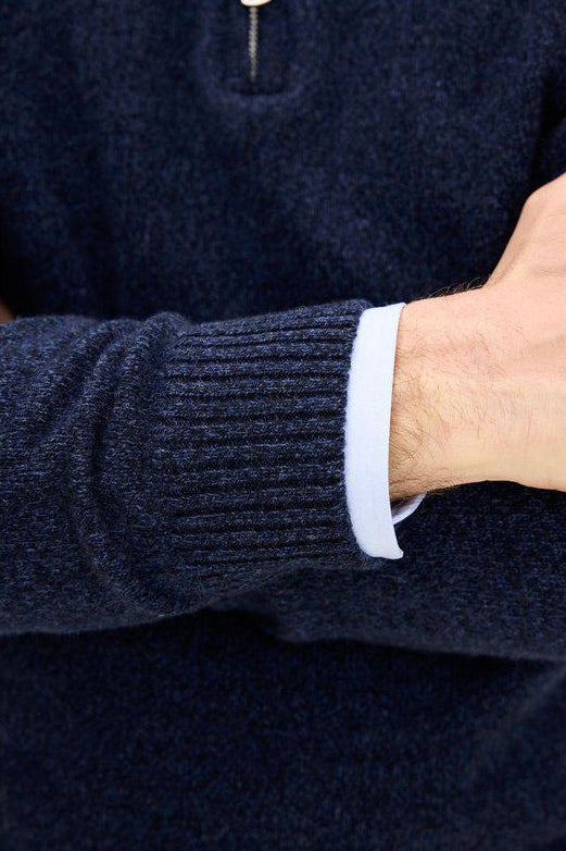 Paul Half Zip Atlantic Blue