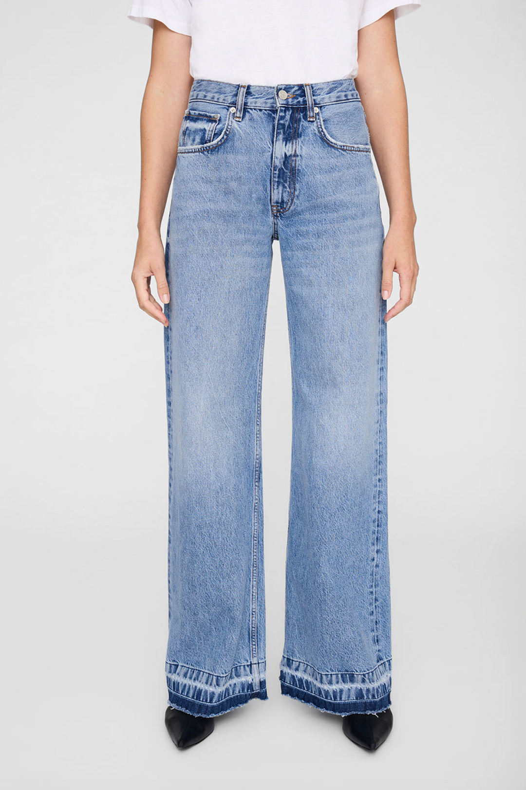 ANINE BING Lewis Jean Caspian Blue - Dale