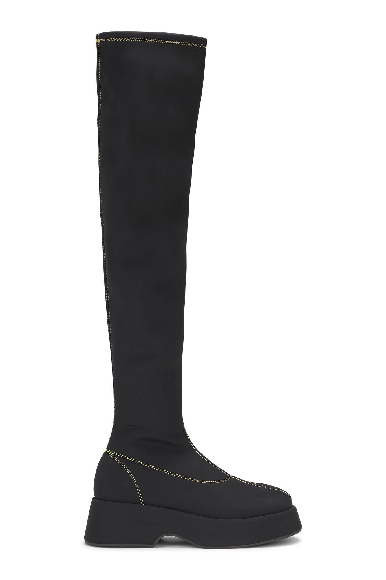 GANNI | Retro Flatform Overknee Sockboot | Dale