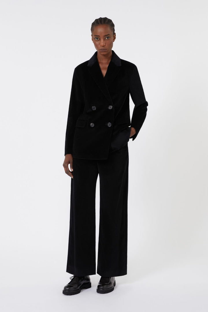 Eneide Corduroy Trouser Black