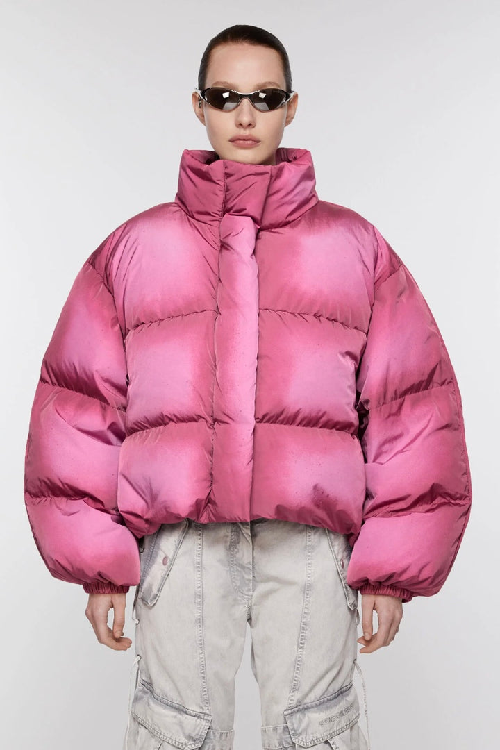 Down Puffer Jacket Tango Pink