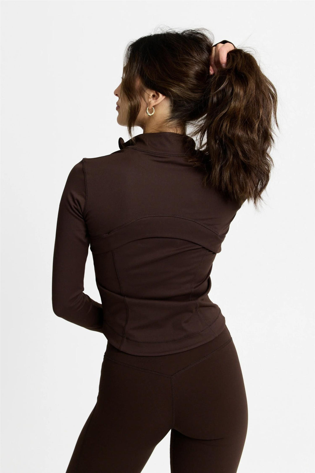 Sculptluxe® Zip Jacket Espresso