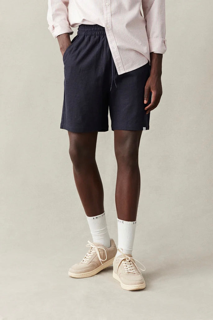 Otto Linen Shorts - DARK NAVY