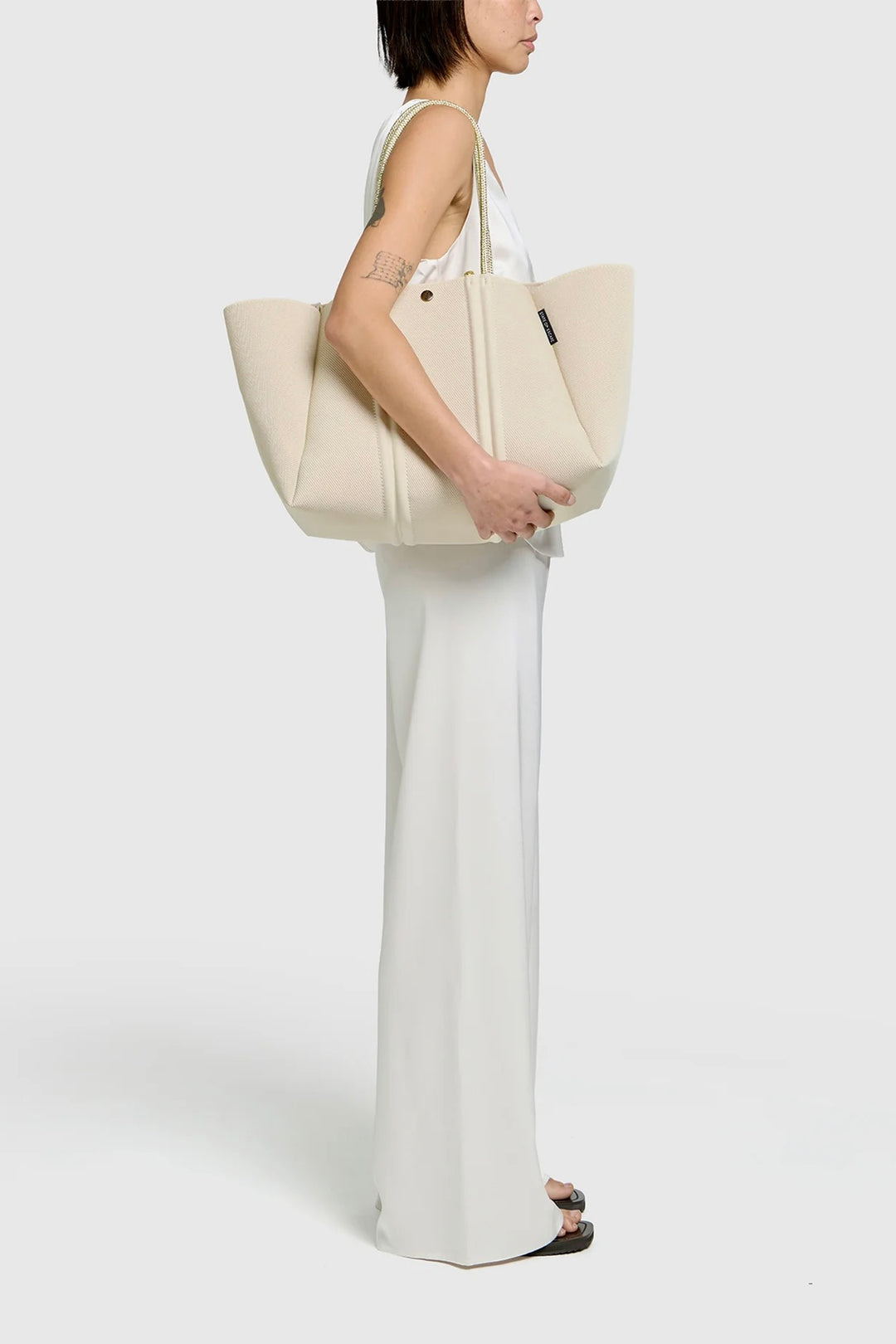 Meridian Large Tote Crema
