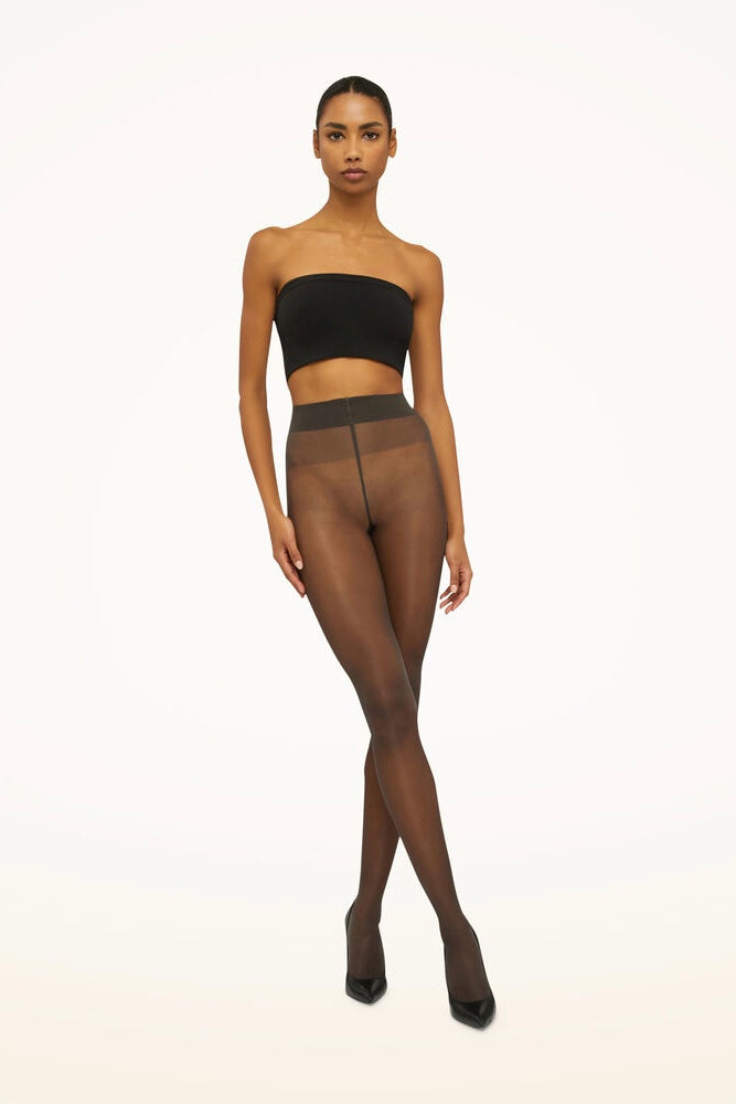 Satin Touch 20 Tights Nearly Black