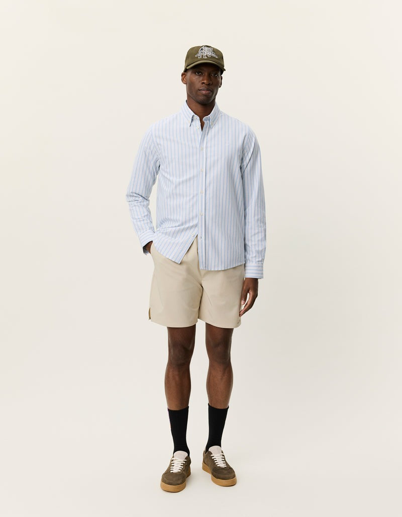 Konrad Stripe Oxford Shirt Allure Blue