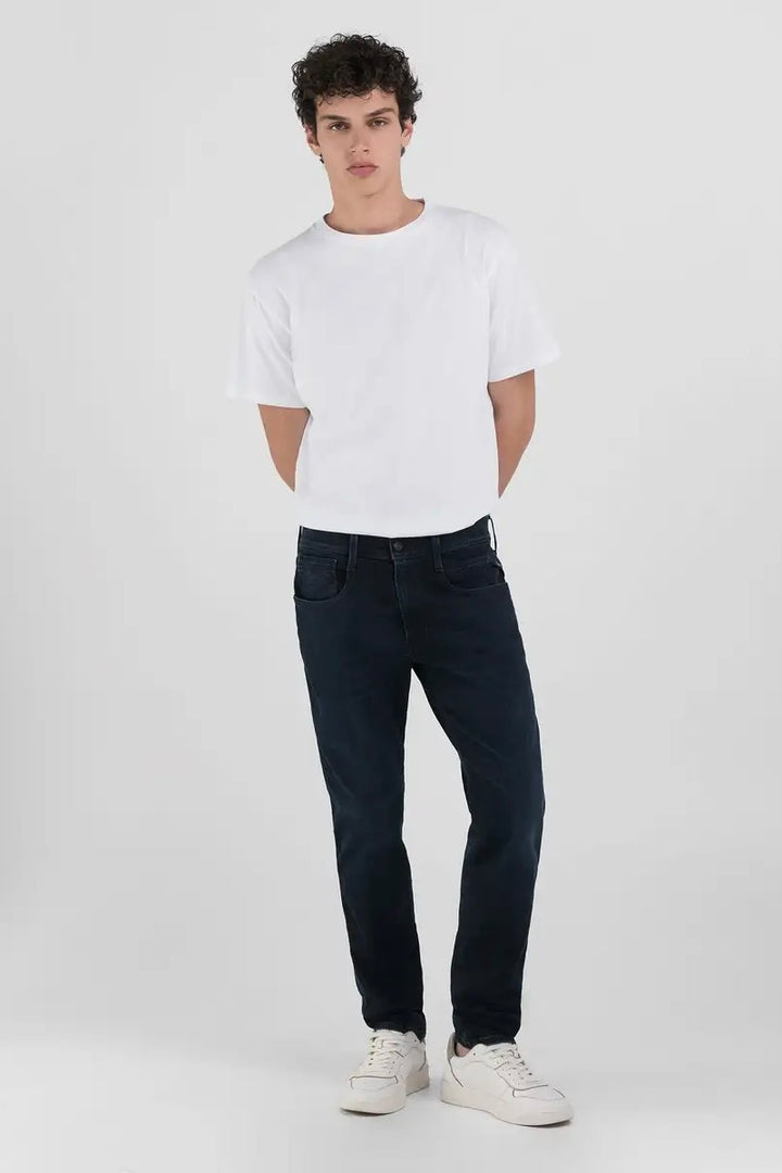 REPLAY Anbass Slim-Fit Jeans Dark Blue - Dale