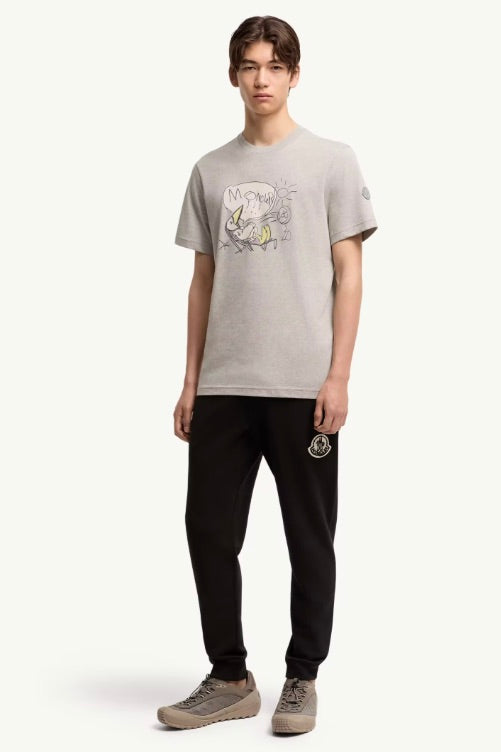 MonDuck Cotton T-Shirt Grey