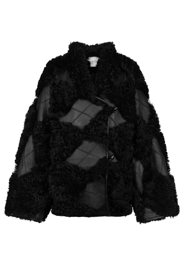 Iceland Shearling Jacket Black