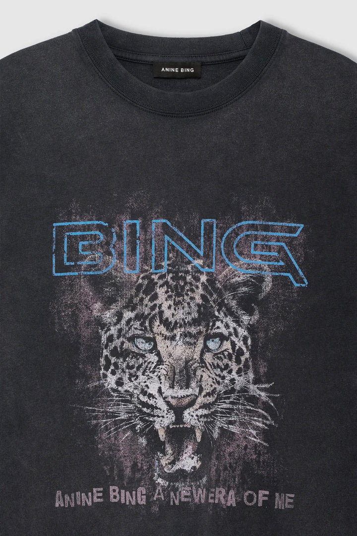 Cade Tee Leo Muse Washed Black