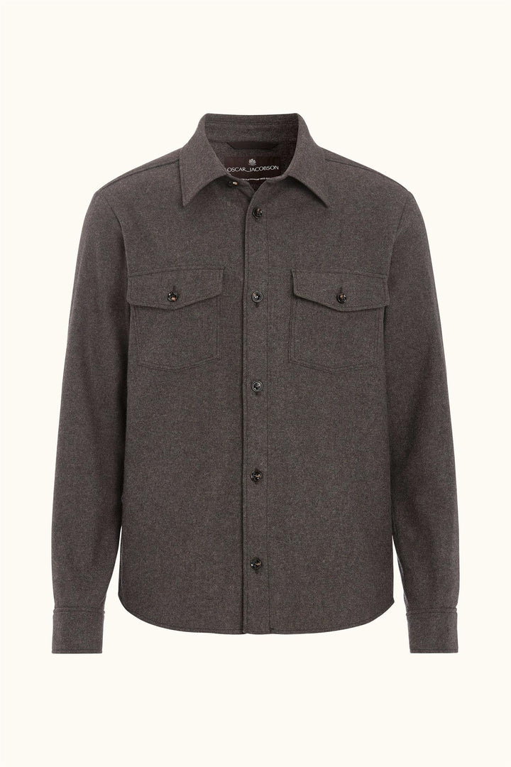 Magnus Shirt Jacket Dusk Brown