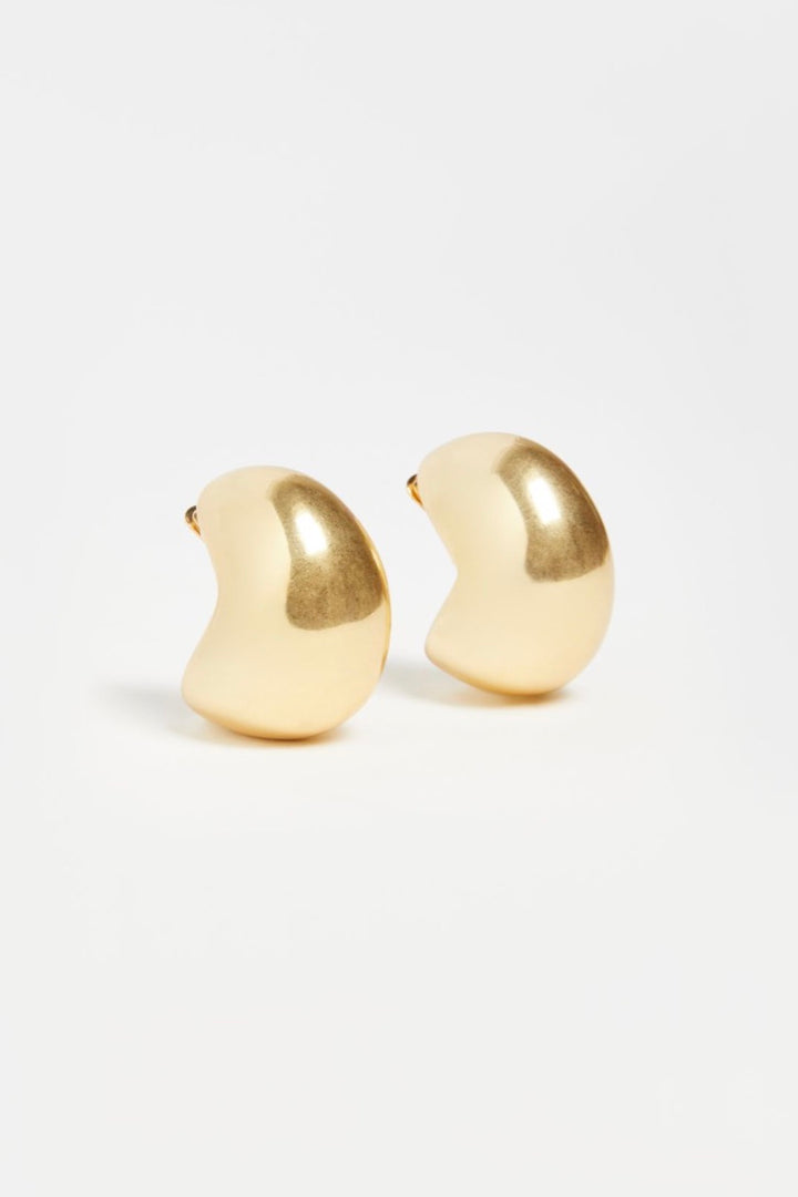 Fedra Logo Lobe Earrings