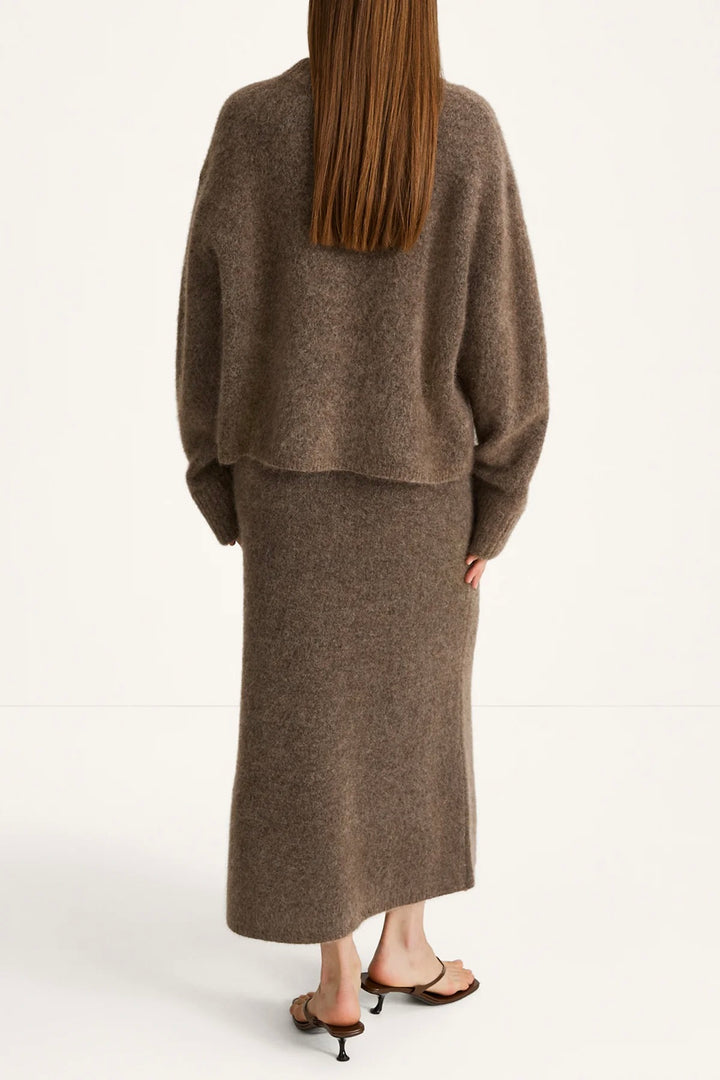 Niclas Short Sweater Brown
