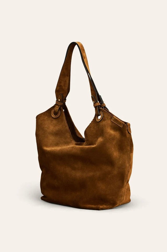 Soho Hobo Toffee Suede