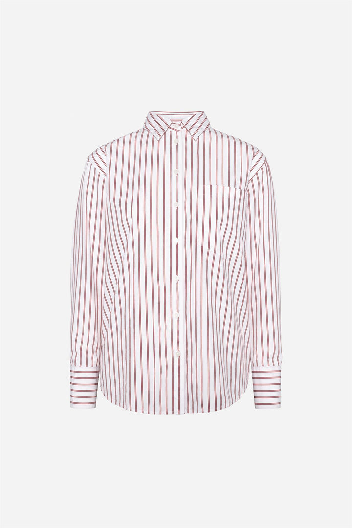 Bibi Stripe Shirt Red Stripe