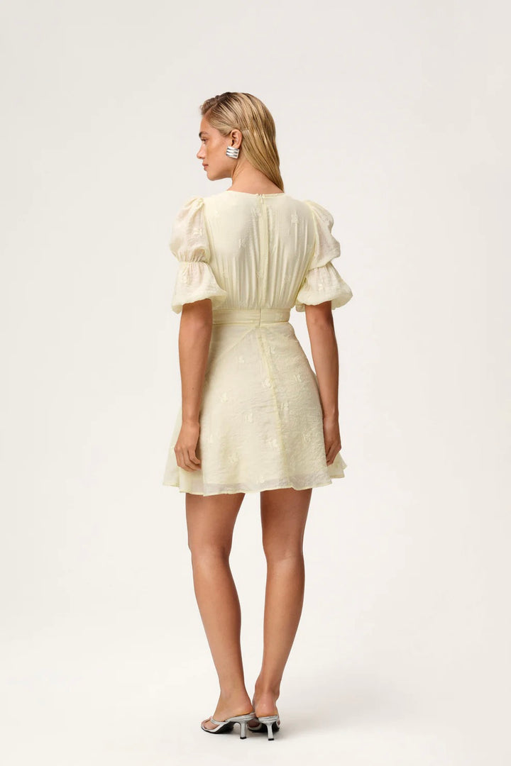 Sicily Dress Pastel Yellow