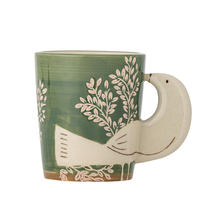 Hezha Cup, Green, Stoneware