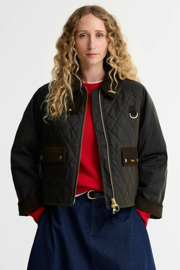 Traditional Quilt Spey Jacket Olive