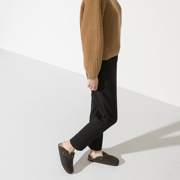 Boston Narrow Shearling Suede/Fur Mocca