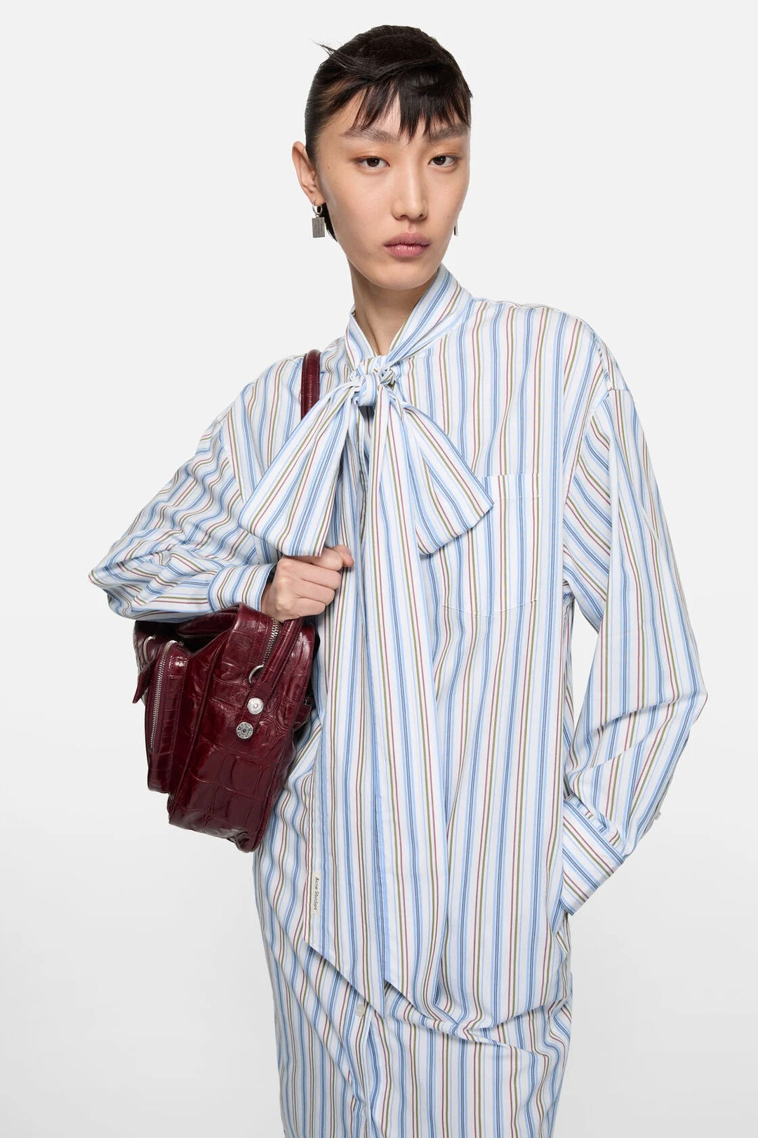ACNE STUDIOS Striped Shirt Dress - Dale