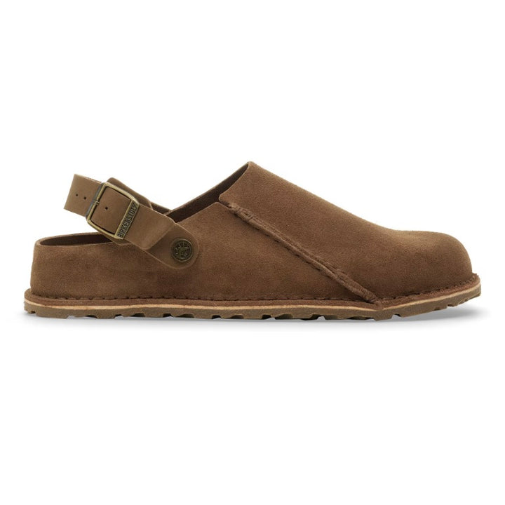 BIRKENSTOCK Lutry Premium Suede Leather Dark Tea Dame - Dale