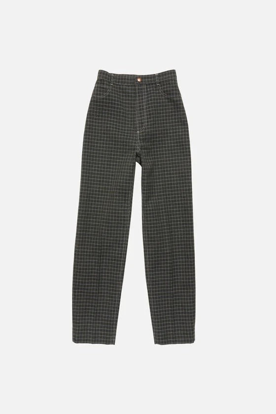Woven Wool-Blend Trousers Dark Green