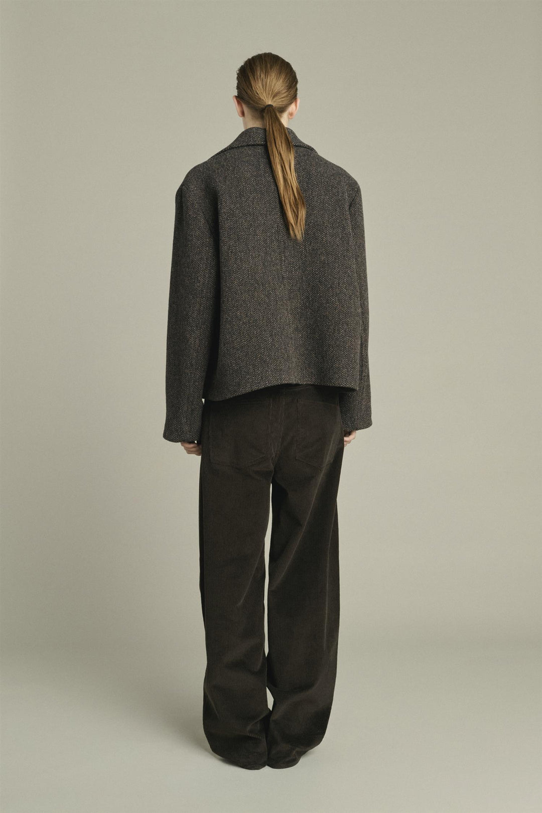 SOEUR Joseph Short Coat Marron/Noir - Dale