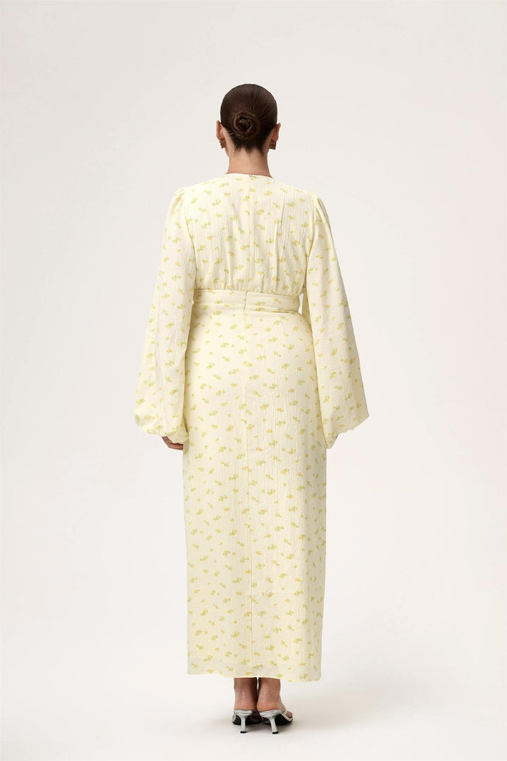 Positano Dress Pastel Yellow