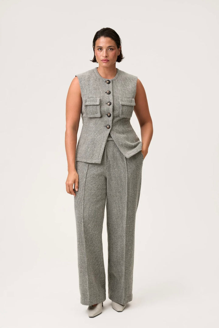 Vasto Vest Grey Melange