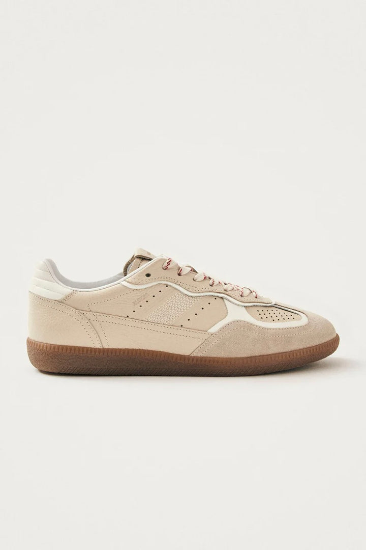 Tb.490 Rife Grain Cream Leather Sneakers