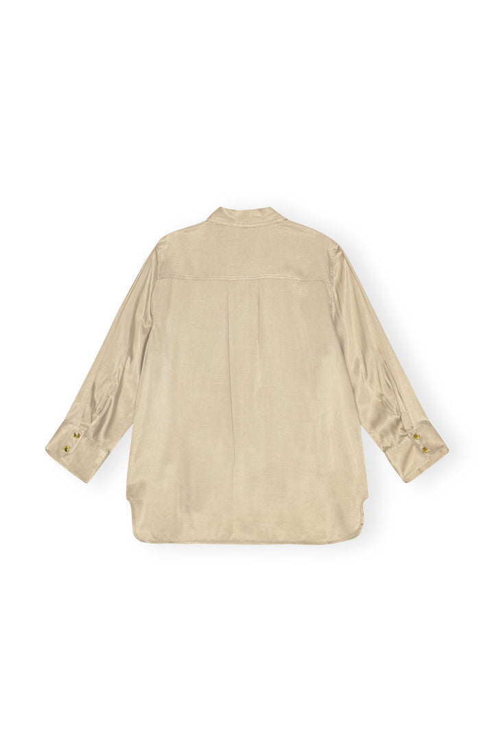 Washed Satin Shirt