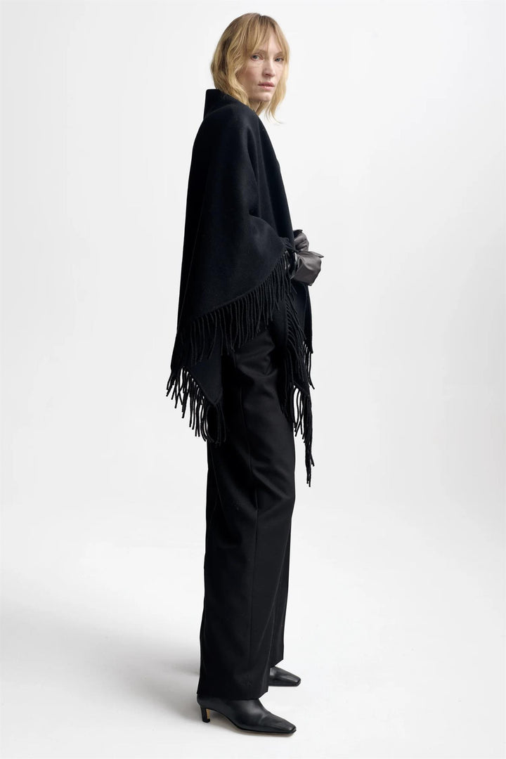Alba Wool Scarf Black