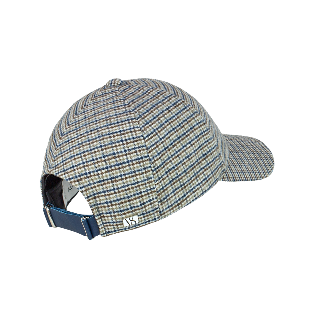 Cotton Flannel Cap Brown Check