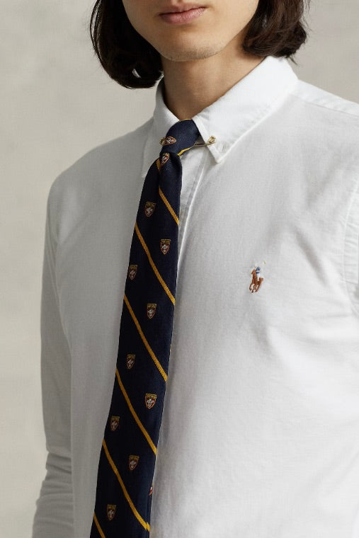 Custom Fit Oxford Shirt White