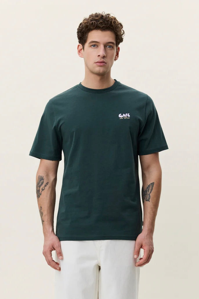 Café T-Shirt Pine Green