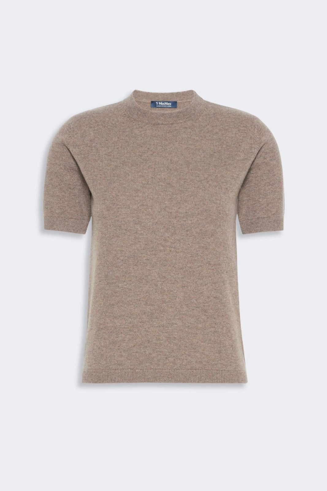 Regular Wool and Cashmere Sweater Natural