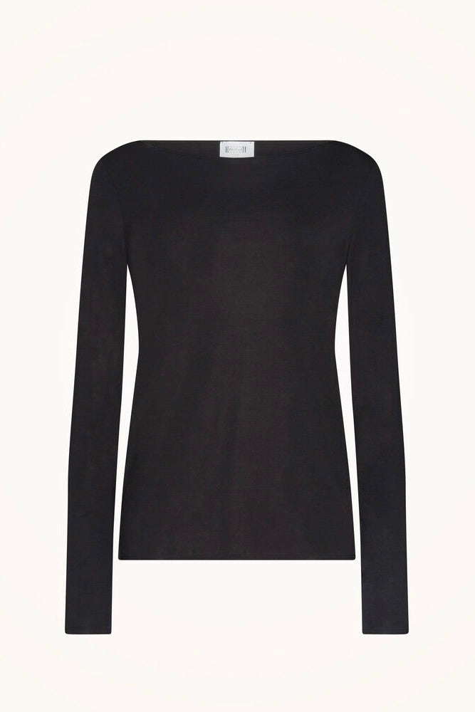Pure Long Sleeve Top Black
