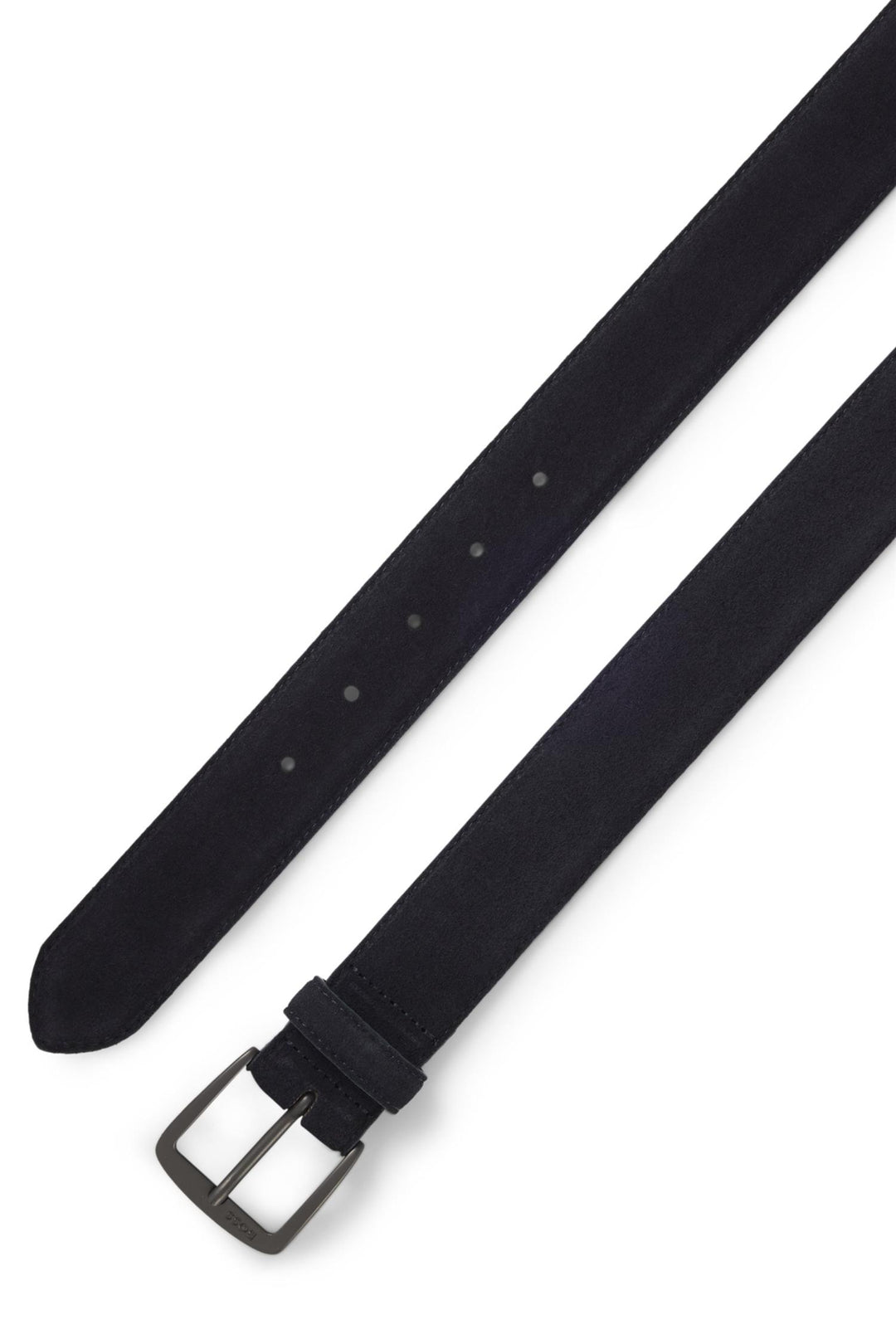Syhr-Sd-St_Sz35 Suede Belt Dark Blue