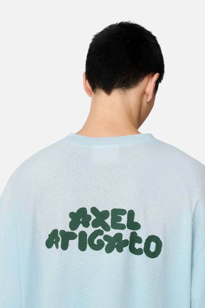 Bubble Reverse T-shirt Powder Blue