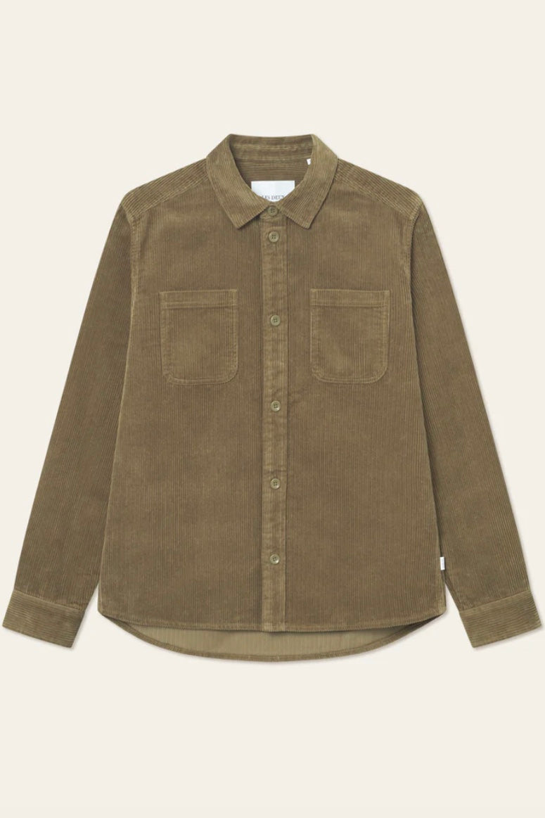 Kody Corduroy Overshirt Military Olive