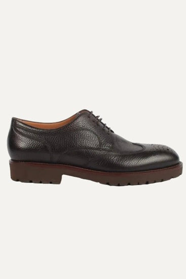 Eden Italian Leather Brogue 50398144 Dark Brown